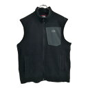 THE NORTH FACE ノースフェイス フリースベスト アウトドア ブラック(メンズ L)中古 古着 U3825(4)