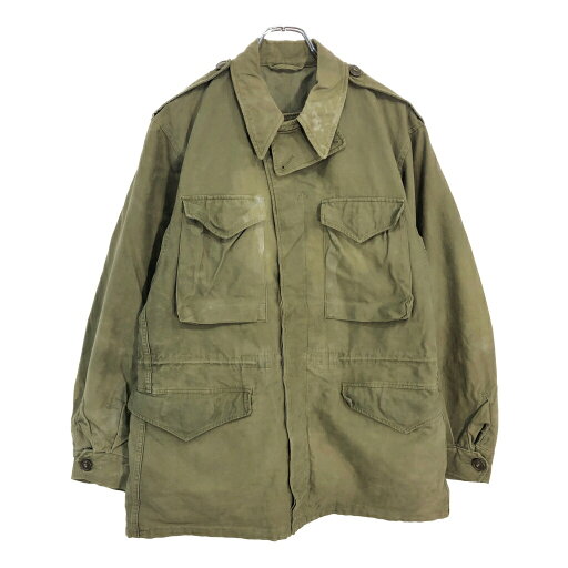 40年代 米軍実物 U.S.ARMY M-43 フィールドジャケット ヴィンテージ ミリタリー オリーブ(メンズ M相当)中古 古着 U3870 40年代 米軍実物 U.S.ARMY M-43 フィールドジャケット ヴィンテージ ミリタリー オリーブ(メンズ M相当)中古 古着 U3870