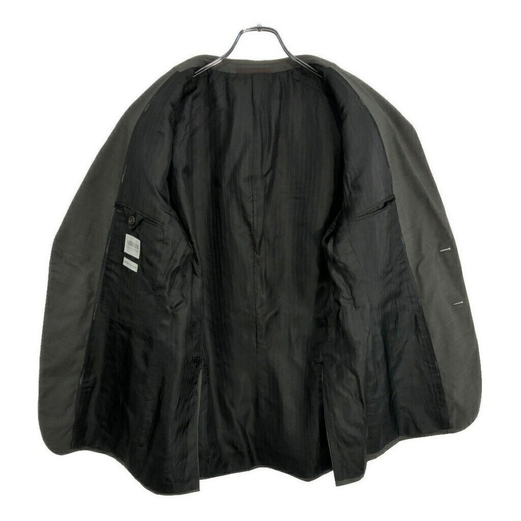 ARMANI COLLEZIONI アルマーニ コレッツォーニ METROPOLITAN テーラードジャケット グレー(メンズ 52)中古 古着 U3916