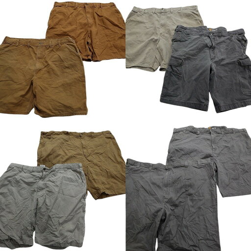 古着卸 まとめ売り カーハート Carhartt ダックショートパンツ 8枚セット (メンズ 46 /48 /54 ) 革パッチ グレー 白 カーゴ 古着 NA4837 古着卸 まとめ売り カーハート Carhartt ダックショートパンツ 8枚セット (メンズ 46 /48 /54 ) 革パッチ グレー 白 カーゴ 古着 NA4837