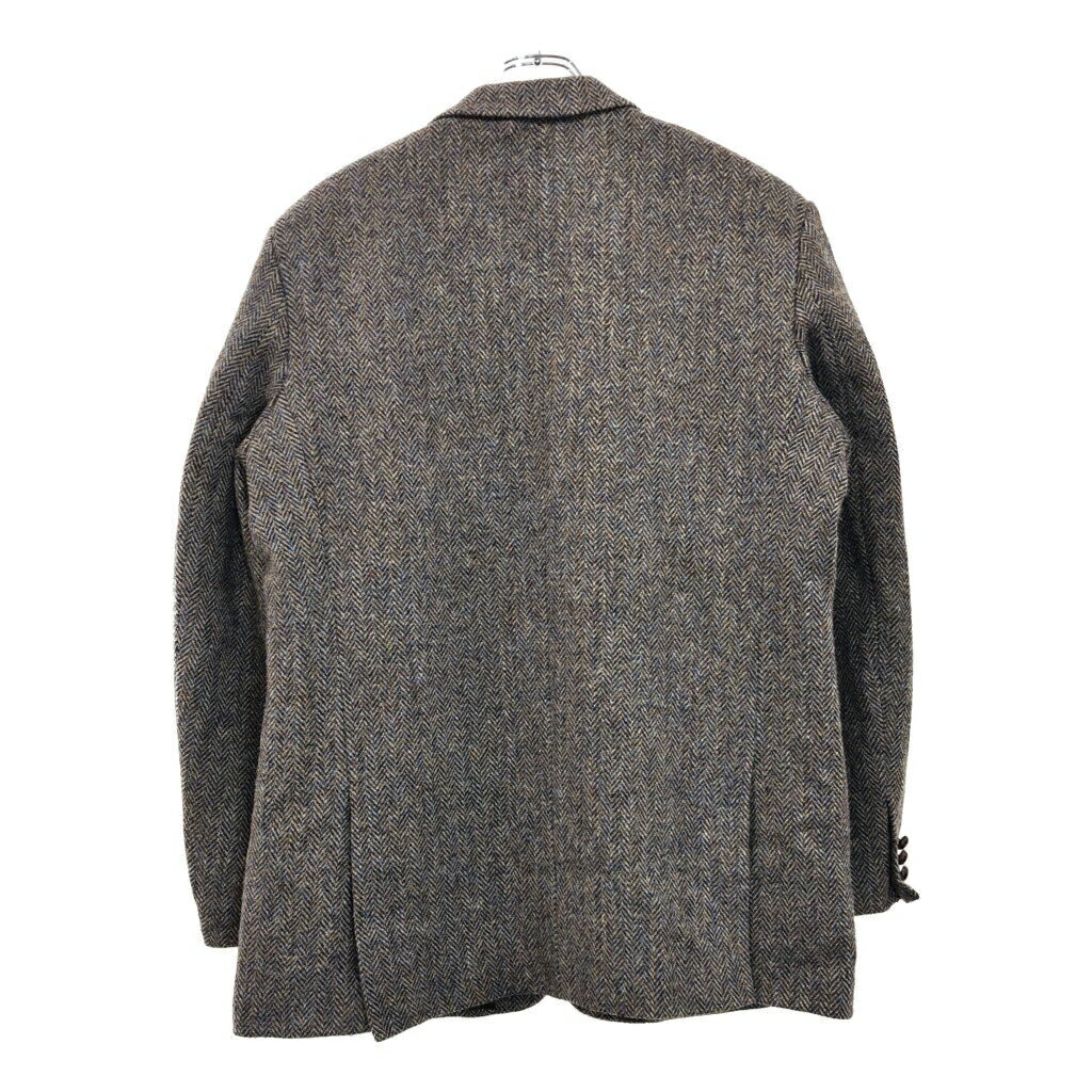 Harris Tweed ハリスツイード テーラードジャケット ブラウン(メンズ 42 L)中古 古着 U3945