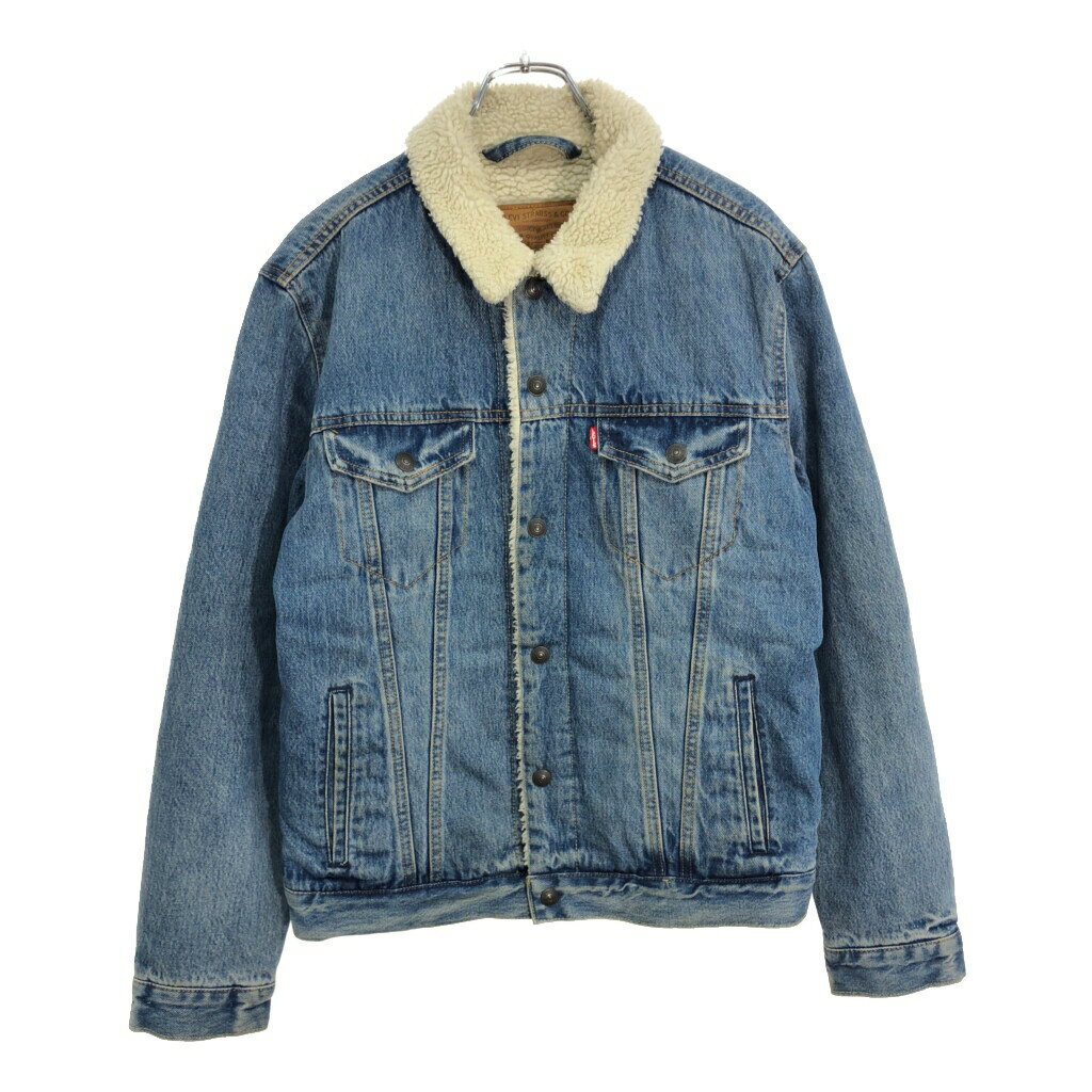 Levi's リーバイス デニムボアジャケット ブルー(メンズ M)中古 古着 U3982