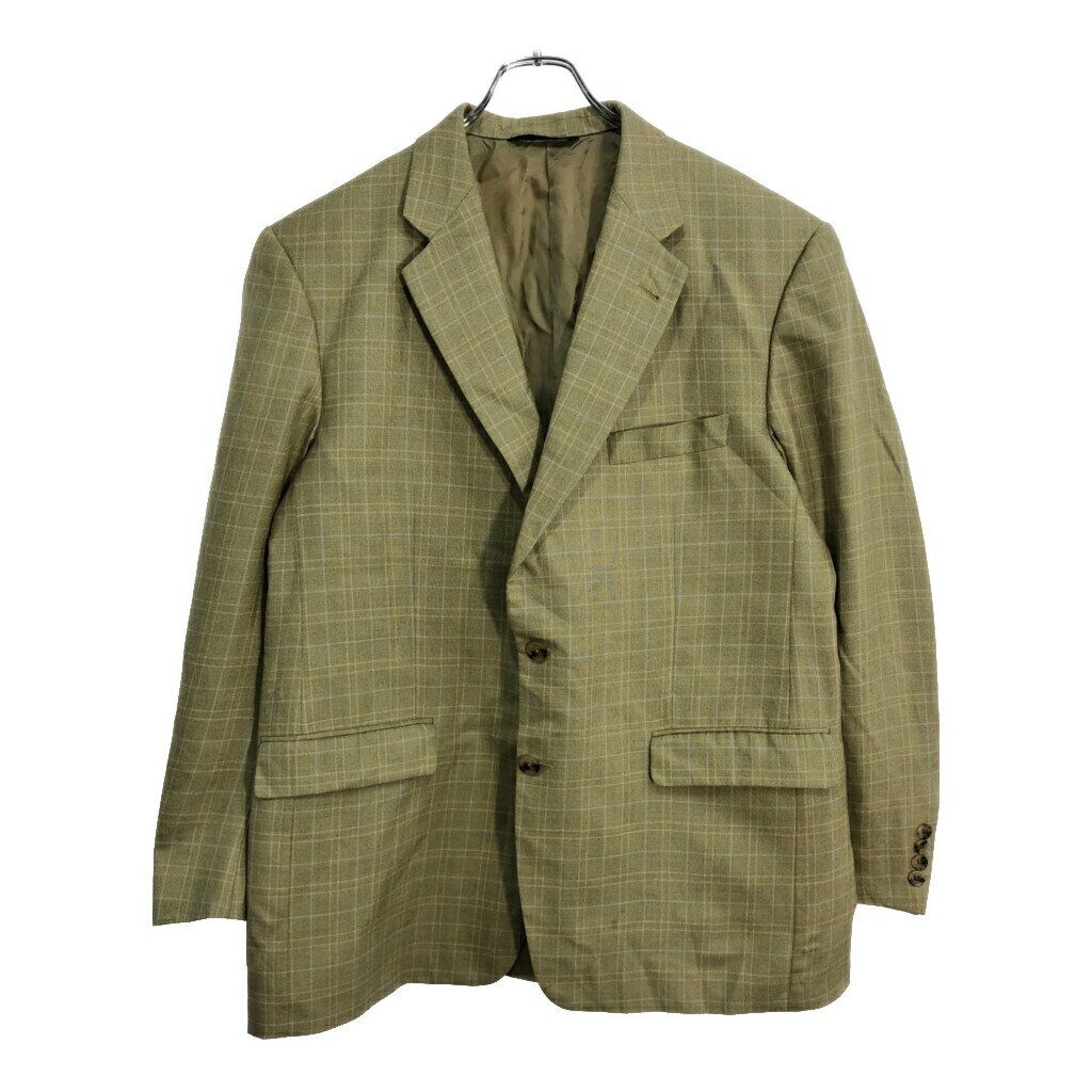 USA製 BURBERRY バーバリー テーラードジャケット ベージュ(メンズ 44 R)中古 古着 U4240
