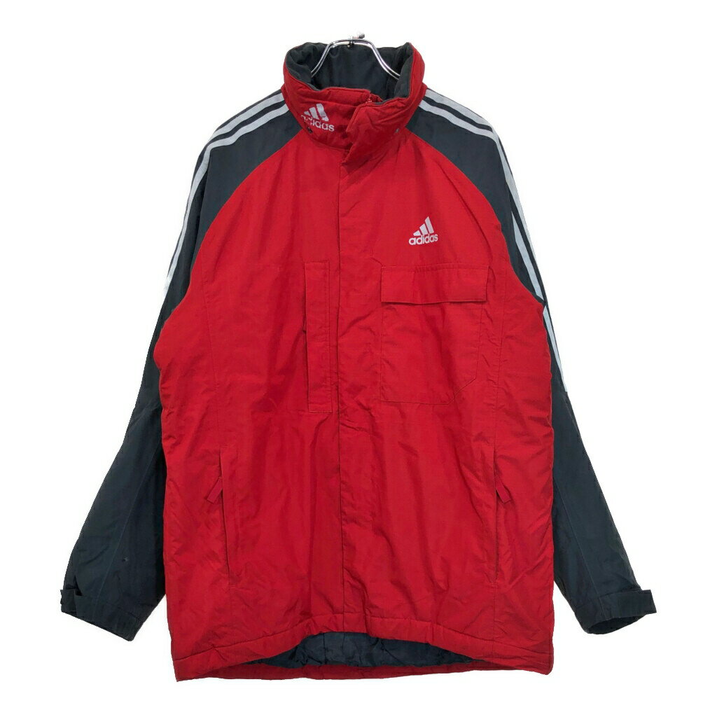 adidas アディダス 中綿ジャケット レッド(メンズ UK 42/44)中古 古着 U4294