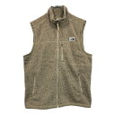 THE NORTH FACE ノースフェイス フリースベスト ライトブラウン(メンズ L)中古 古着 U4467