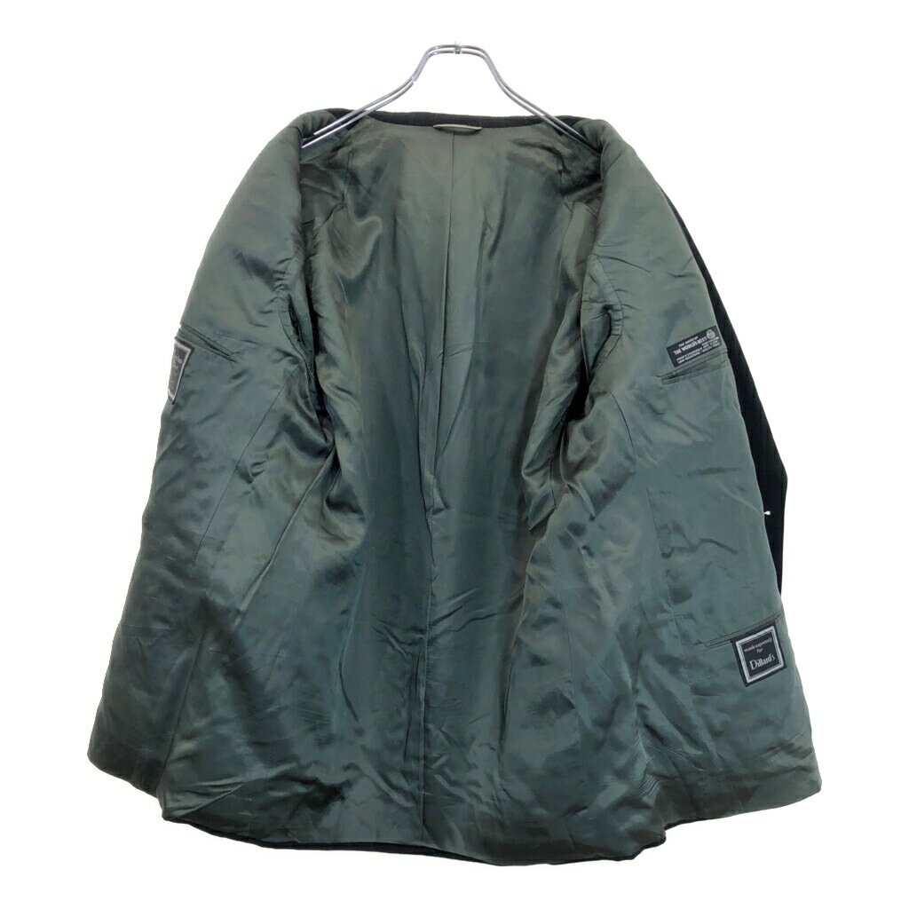 90年代 USA製 Christian Dior Monsieur クリスチャン ディオール ムッシュ テーラードジャケット ブラック(メンズ 46 R)中古 古着 U4548