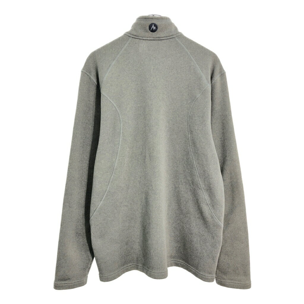 MARMOT マーモット ハーフジップ フリースジャケット アウトドア グレー(メンズ XL)中古 古着 U4575