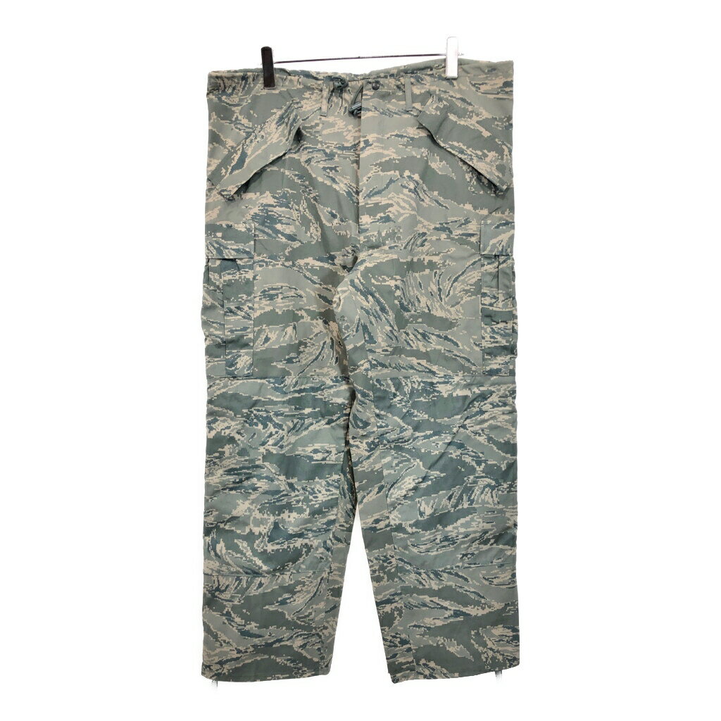 00年代 米軍実物 U.S.AIRFORCE APECS GORETEX パンツ ミリタリー ABUカモ(メンズ LARGE REGULAR)中古 古着 U4811