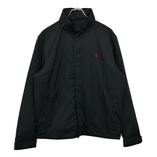 Polo by Ralph Lauren ポロ ラルフローレン ウィンドブレーカージャケット ブラック(メンズ M)中古 古着 U4820 Polo by Ralph Lauren ポロ ラルフローレン ウィンドブレーカージャケット ブラック(メンズ M)中古 古着 U4820