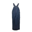 新品タグ付き Dickies ディッキーズ デニム ビブオーバーオール ブルー(メンズ W38 L30)中古 古着 U4825