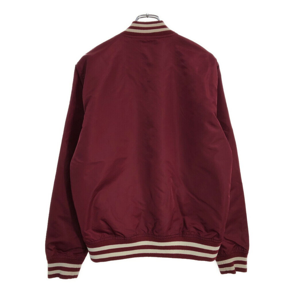 Schott ショット スタジアムジャケット ワインレッド(メンズ L)中古 古着 U5059