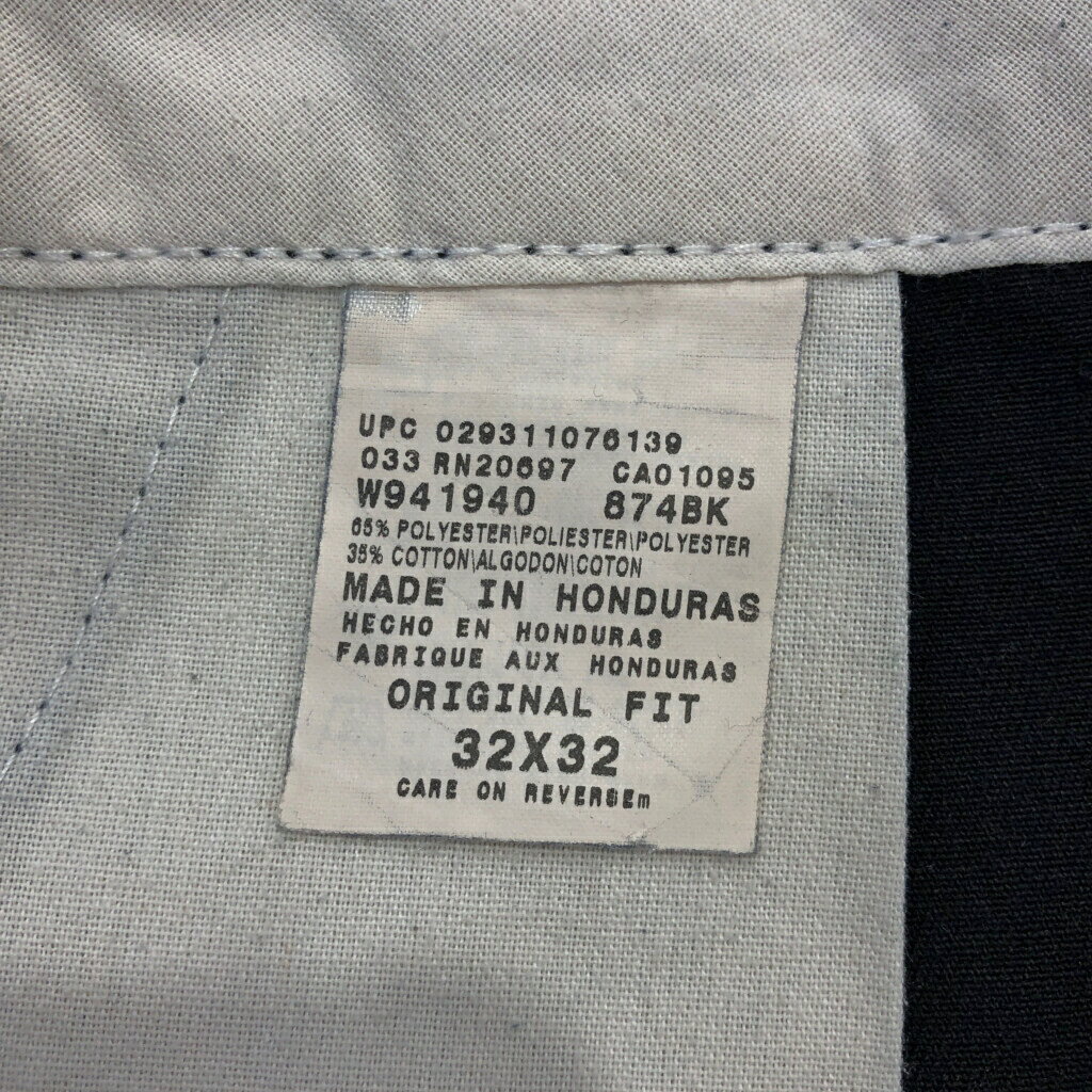 Dickies ディッキーズ 874 ワークパンツ ブラック(メンズ W32 L32)中古 古着 U5223