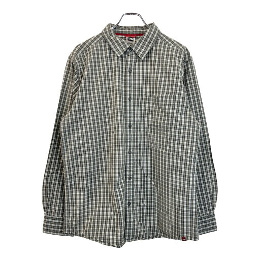 THE NORTH FACE ノースフェイス 長袖シャツ アウトドア チェック ベージュ(メンズ L)中古 古着 U5718 THE NORTH FACE ノースフェイス 長袖シャツ アウトドア チェック ベージュ(メンズ L)中古 古着 U5718