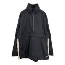 00年代 NIKE ナイキ ハーフジップ プルオーバージャケット スポーツ ブラック(メンズ L)中古 古着 U5789