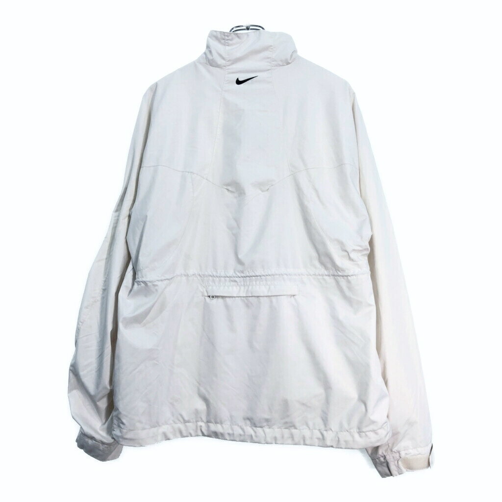 NIKE GOLF ナイキゴルフ ウィンドブレーカージャケット スポーツ ホワイト(メンズ L)中古 古着 U5955