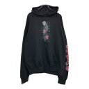 NARUTO Shippuden ナルト疾風伝 うちはイタチ スウェット パーカー アニメ キャラクター ブラック(メンズ XL)中古 古着 U5966