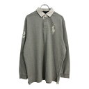 Polo by Ralph Lauren ポロ ラルフローレン ラガーシャツ グレー(メンズ L)中古 古着 U6038