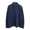 Polo by Ralph Lauren ポロ ラルフローレン ラガーシャツ ネイビー(メンズ M)中古 古着 U6039