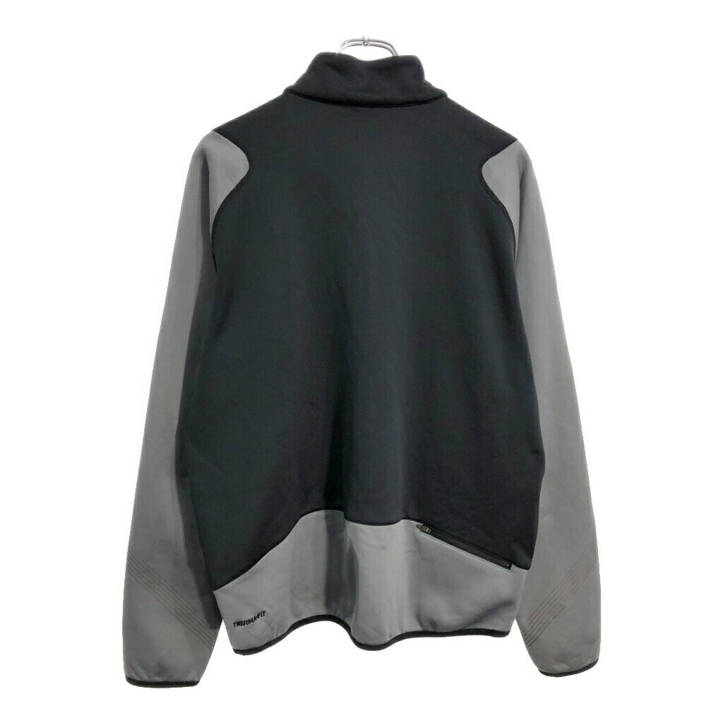 NIKE ナイキ ハーフジップ ソフトシェルジャケット スポーツ ブラック(メンズ L)中古 古着 U6086