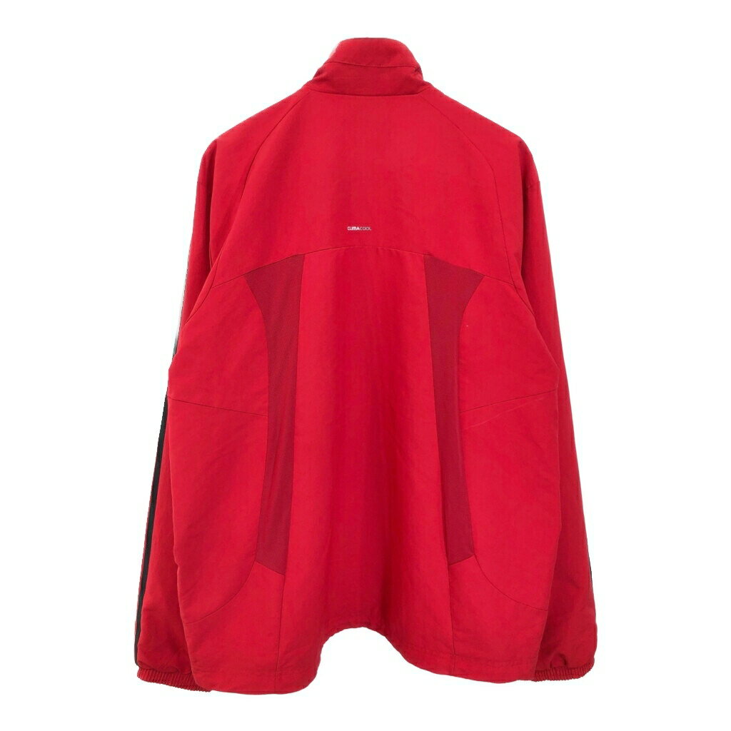 adidas アディダス ウィンドブレーカージャケット スポーツ レッド(メンズ L)中古 古着 U6115