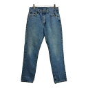 Carhartt カーハート デニムパンツ ブルー(メンズ W33 L32)中古 古着 U6365(4)