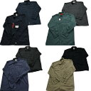古着卸 まとめ売り ディッキーズ Dickies 長袖シャツ 8枚セット (メンズ M /L ) ブラック ネイビー デッドストック 無地 中古 古着 NA94...