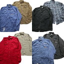 古着卸 まとめ売り カーハート Carhartt 長袖シャツ 8枚セット (メンズ M /L ) ワンポイント ウエスタン チェック ワッペン 古着 NA949...
