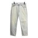 90年代 USA製 Levi's リーバイス 505 デニムパンツ オレンジタブ ライトブルー(メンズ W36 L30)中古 古着 U6526(4)