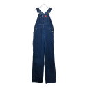 00年代 Dickies ディッキーズ デニムオーバーオール ワーク ブルー(メンズ W34 L32)中古 古着 U6603