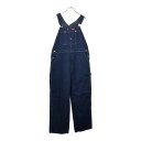 Dickies ディッキーズ デニム ビブオーバーオール ワーク ブルー(メンズ W36 L30)中古 古着 U6688