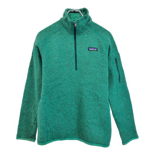 patagonia パタゴニア ハーフジップ ベターセーター フリースジャケット アウトドア エメラルドグリーン(レディース M)中古 古着 U6723 patagonia パタゴニア ハーフジップ ベターセーター フリースジャケット アウトドア エメラルドグリーン(レディース M)中古 古着 U6723
