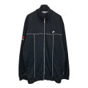 00年代 NIKE ナイキ トラックジャケット 大きいサイズ スポーツ ブラック(メンズ XXL)中古 古着 U7028