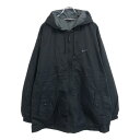 00年代 NIKE ナイキ ナイロンジャケット スポーツ ブラック(メンズ XL)中古 古着 U7098