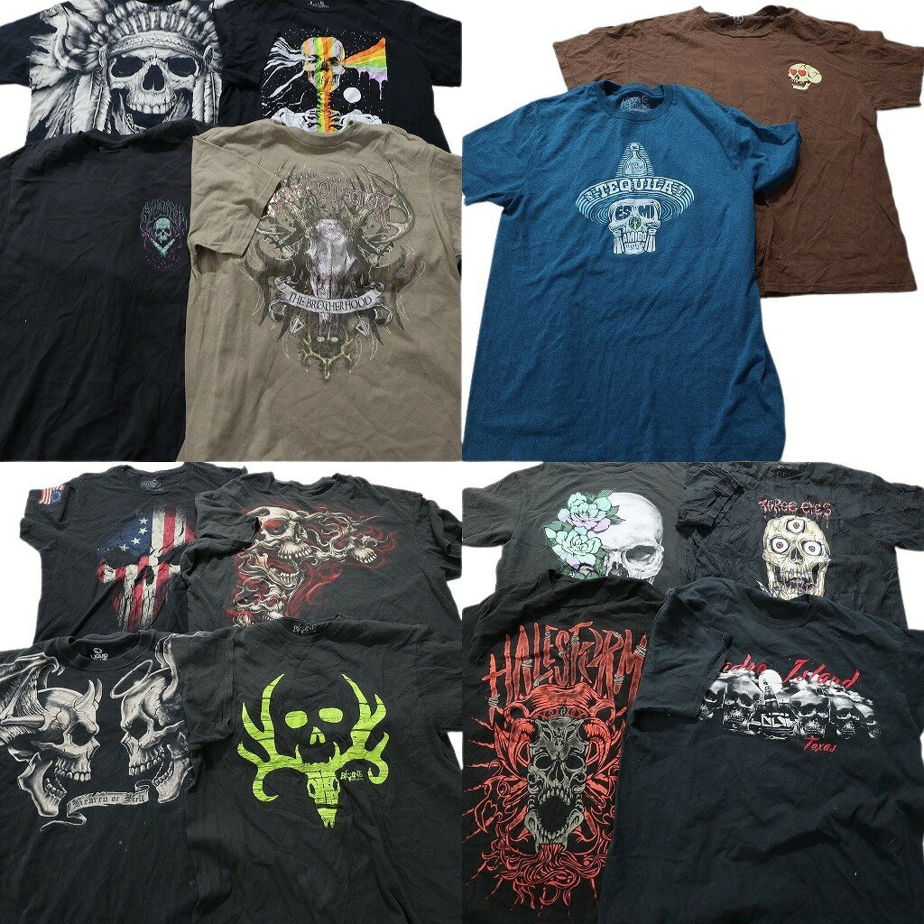 【中古】古着卸まとめ売りスカル髑髏...