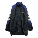 90年代 adidas アディダス ナイロンジャケット スポーツ ブラック(メンズ 42/44)中古 古着 U7331