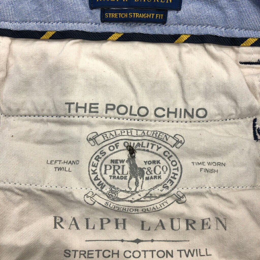 Polo by Ralph Lauren ポロ ラルフローレン チノパンツ ポロチノ ネイビー(メンズ W31 L30)中古 古着 U7568