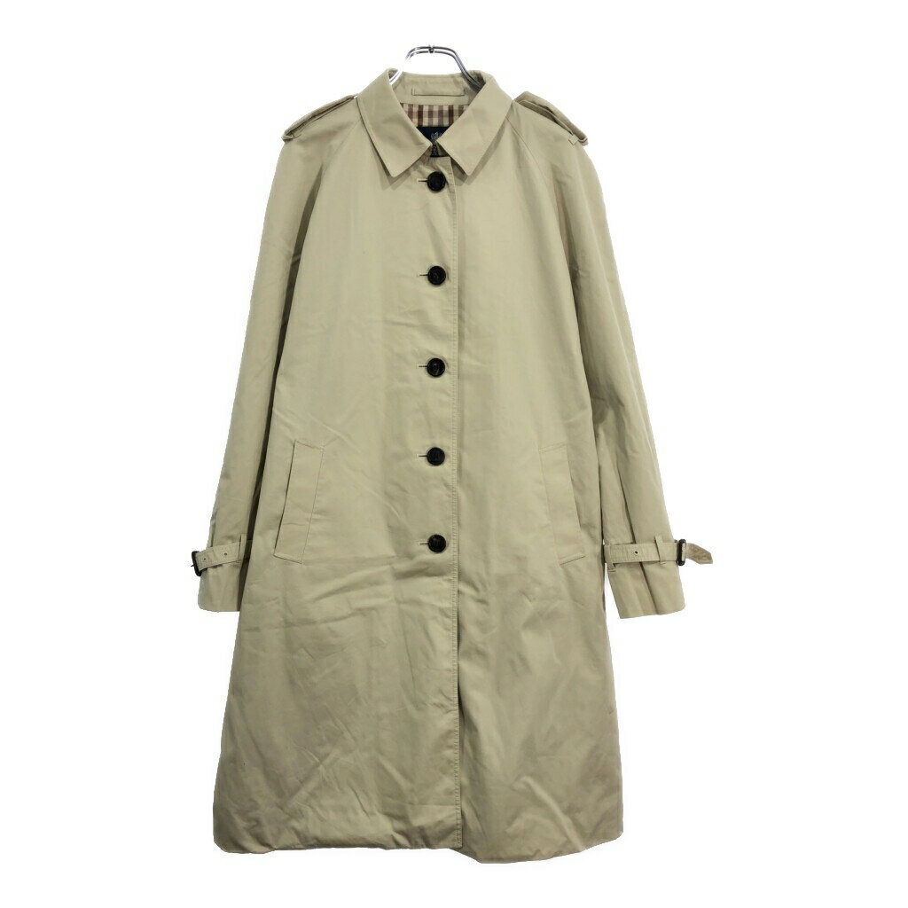 イングランド製 Aquascutum アクアスキュータム トレンチコート アイボリー(レディース 16 REGULAR)中古 古着 U7793