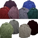 古着卸 まとめ売り 無地 長袖シャツ 10枚セット (メンズ S /M ) ボタンダウン ダブルフラップ ノーカラー 中古 古着 NB2574