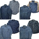 古着卸 まとめ売り ラングラーWrangler デニム ウエスタン ジャケット 長袖シャツ 8枚セット (メンズ M /L ) アメカジ 中古 古着 NB264...