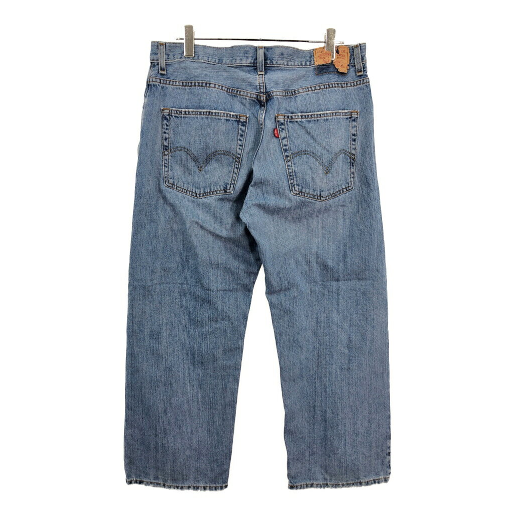 Levi's リーバイス 569 デニムパンツ ライトブルー(メンズ W36 L30)中古 古着 U8422