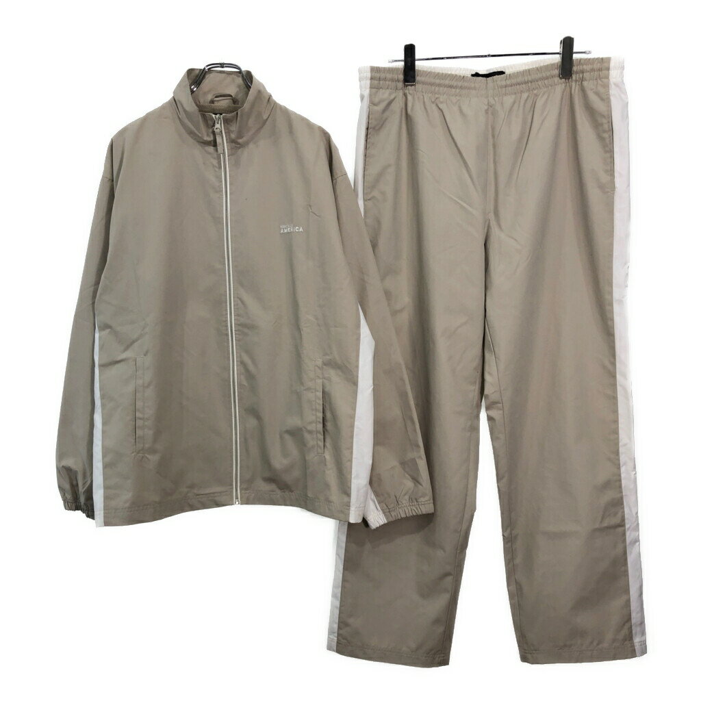 PERRY ELLIS ペリー エリス ジャージ セットアップ ベージュ(メンズ L)中古 古着 U8766