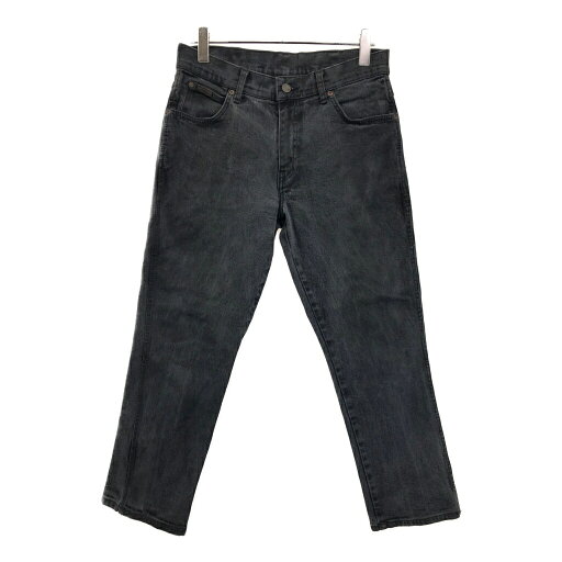 Wrangler ラングラー デニムパンツ 後染め ブラック(メンズ W33 L34)中古 古着 U8843 Wrangler ラングラー デニムパンツ 後染め ブラック(メンズ W33 L34)中古 古着 U8843