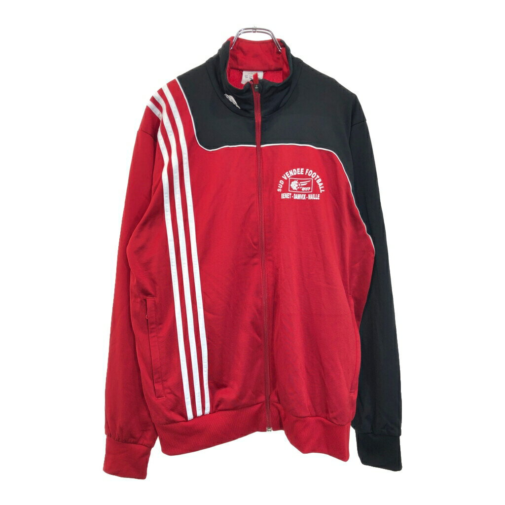 adidas アディダス トラックジャケット スポーツ レッド(メンズ M)中古 古着 U9245