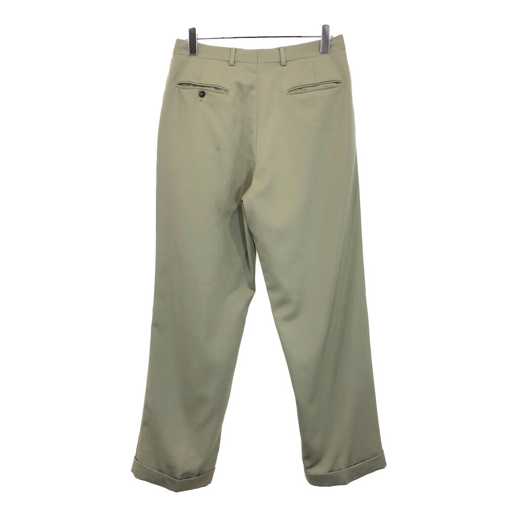90年代 Burberrys バーバリーズ 2タック ウール スラックスパンツ ベージュ(メンズ W33 L29相当)中古 古着 heb-webstore-10182437 YAMAHISA USEDCLOTHINGSHOP サンプル画像2