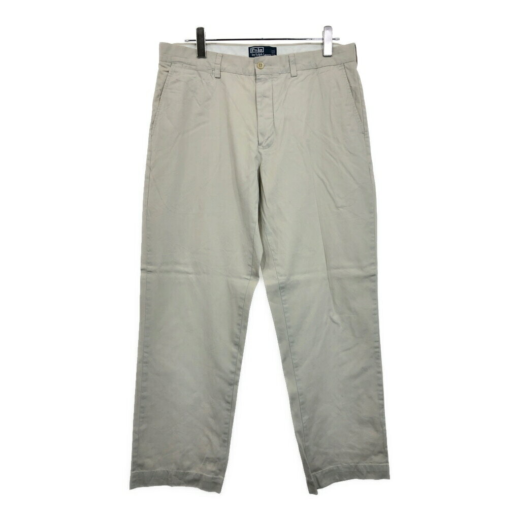 Polo by Ralph Lauren ポロ ラルフローレン チノパンツ ポロチノ ベージュ(メンズ W36 L32)中古 古着 U9538