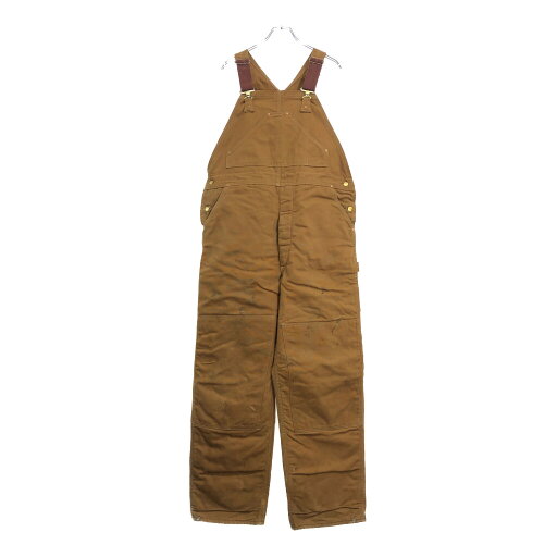 70年代 USA製 Carhartt カーハート ダック ダブルニー ビブオーバーオール ヴィンテージ 大きいサイズ(メンズ W42 L32)中古 古着 V0016 70年代 USA製 Carhartt カーハート ダック ダブルニー ビブオーバーオール ヴィンテージ 大きいサイズ(メンズ W42 L32)中古 古着 V0016