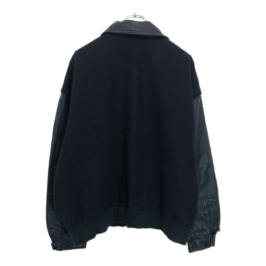 90年代 カナダ製 RAGTRADE CLUB JACKET クラブジャケット ネイビー(メンズ XL)中古 古着 V0050