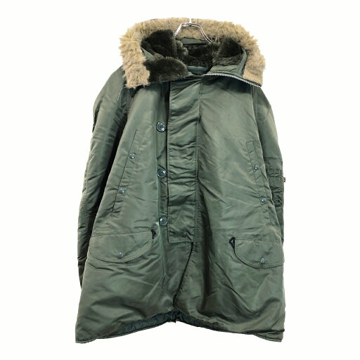 90年代 USA製 ALPHA INDUSTRIES アルファ インダストリーズ N-3B フライトジャケット ミリタリー(メンズ X-LARGE)中古 古着 V0058 90年代 USA製 ALPHA INDUSTRIES アルファ インダストリーズ N-3B フライトジャケット ミリタリー(メンズ X-LARGE)中古 古着 V0058