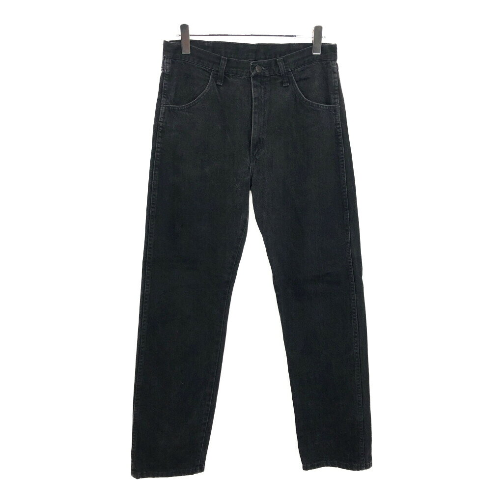 RUSTLER ラスラー 87619CB デニムパンツ ブラック(メンズ W32 L32)中古 古着 V0095