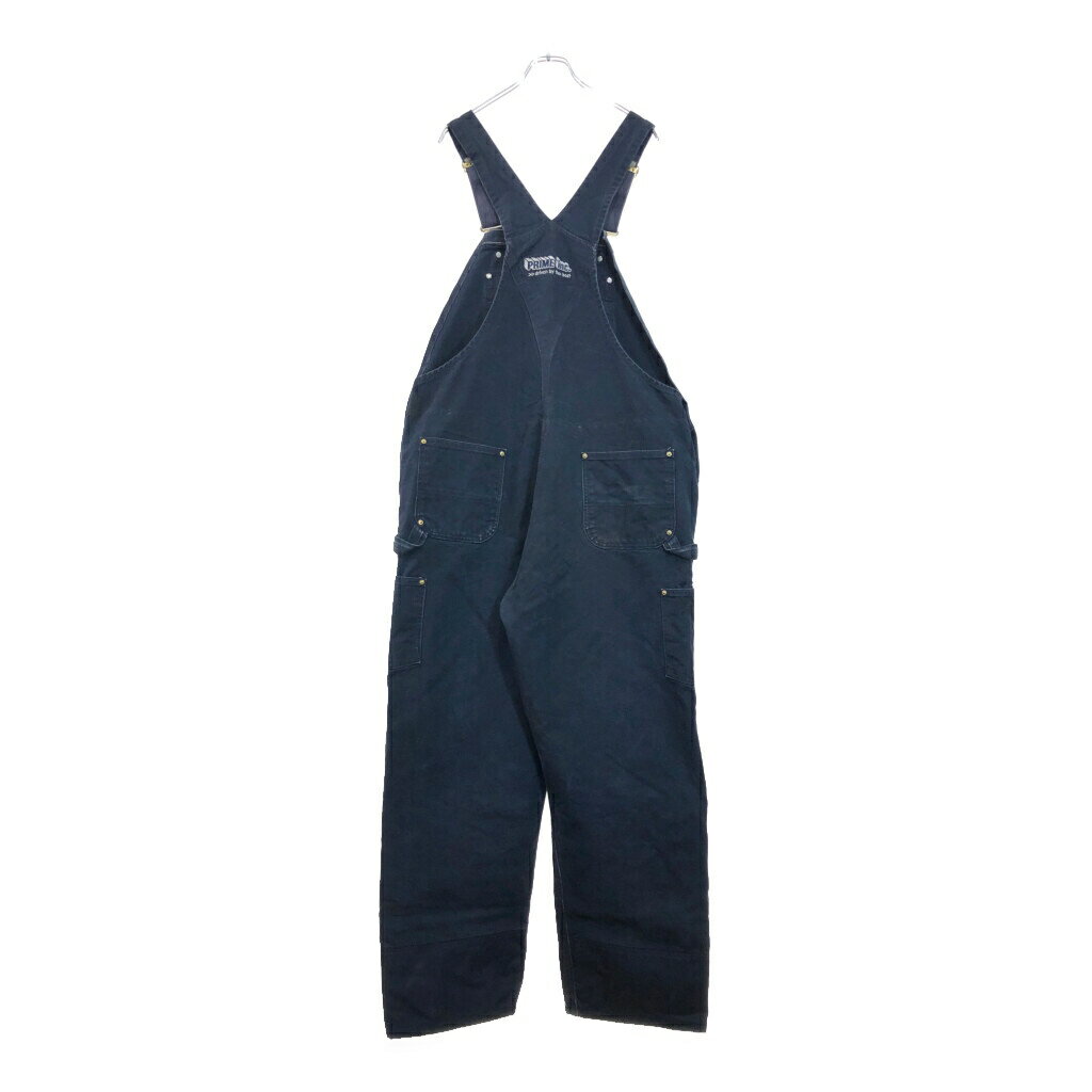 Carhartt カーハート ダック ダブルニー ビブオーバーオール ネイビー(メンズ W39相当)中古 古着 V0559